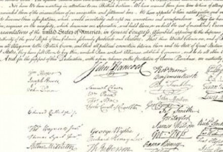 On this day, the Declaration of Independence is officially signed