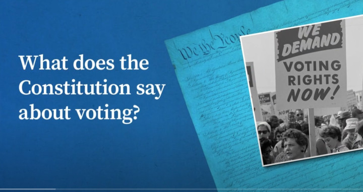 What does the Constitution say about voting?