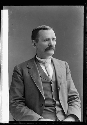 Omer Madison Kem, half-length, seated, portrait, by C.M. Bell, photographer.