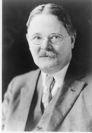 Roscoe Pound, head-and-shoulders portrait, unknown photographer, 1931.